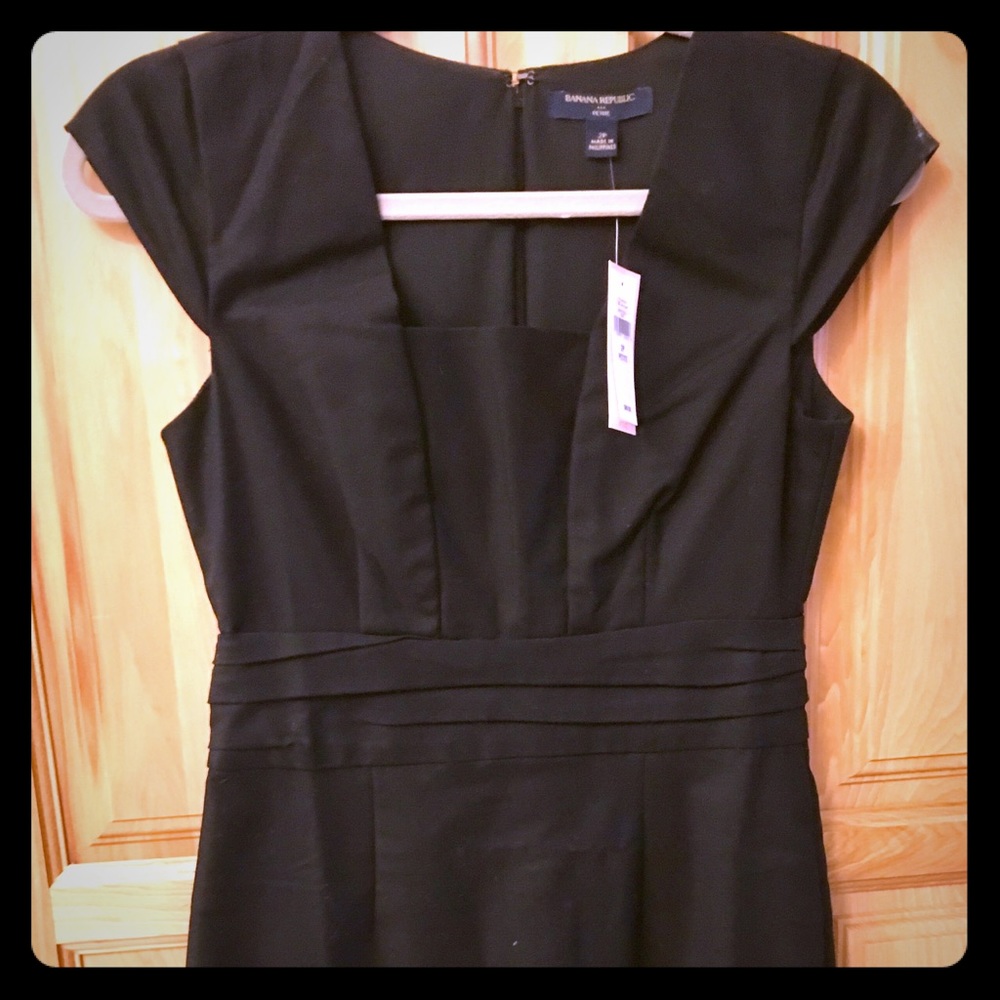 Banana Republic Black Dress, Size 2p